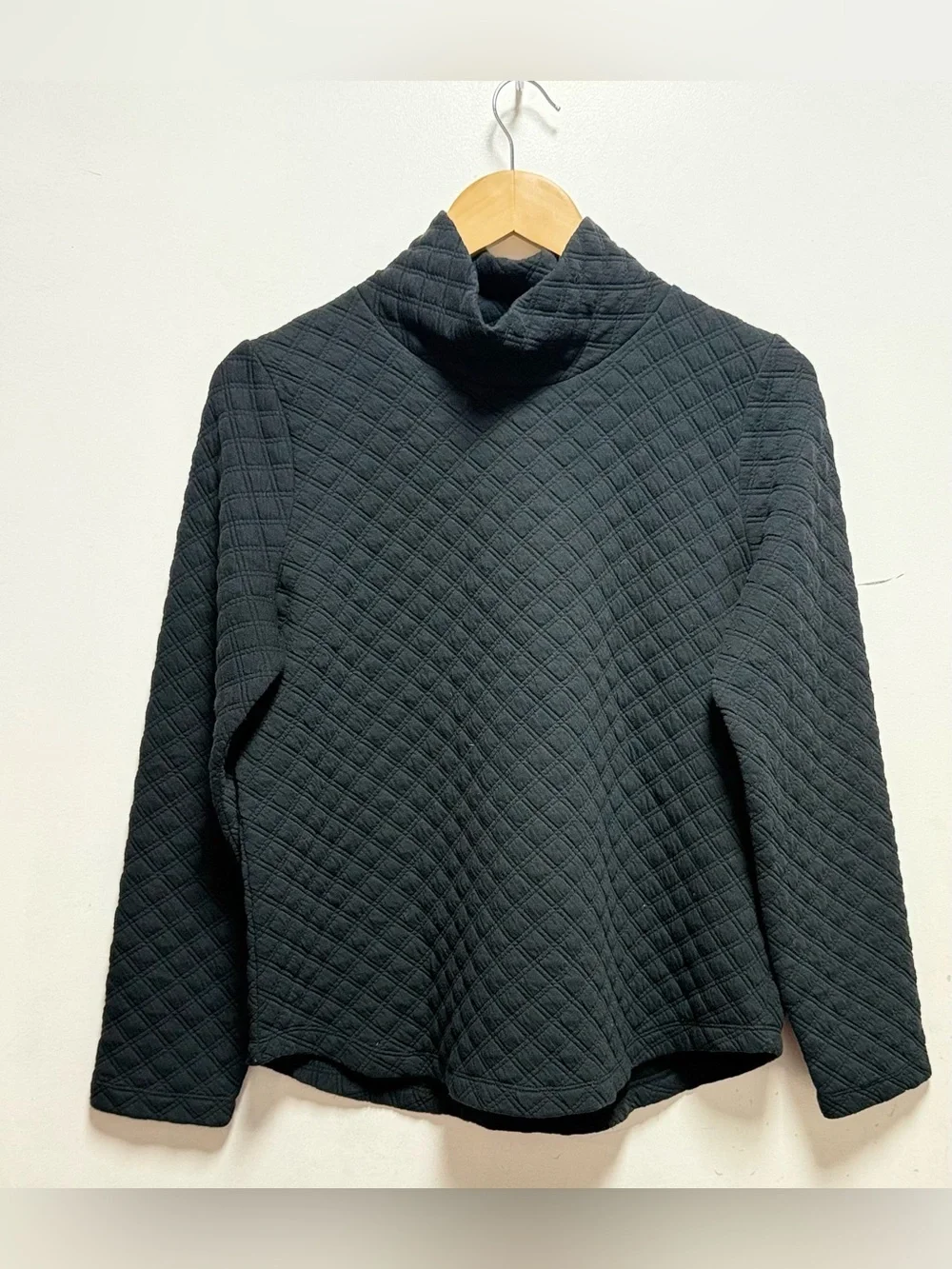 J. Crew Quilted Turtleneck Sweater